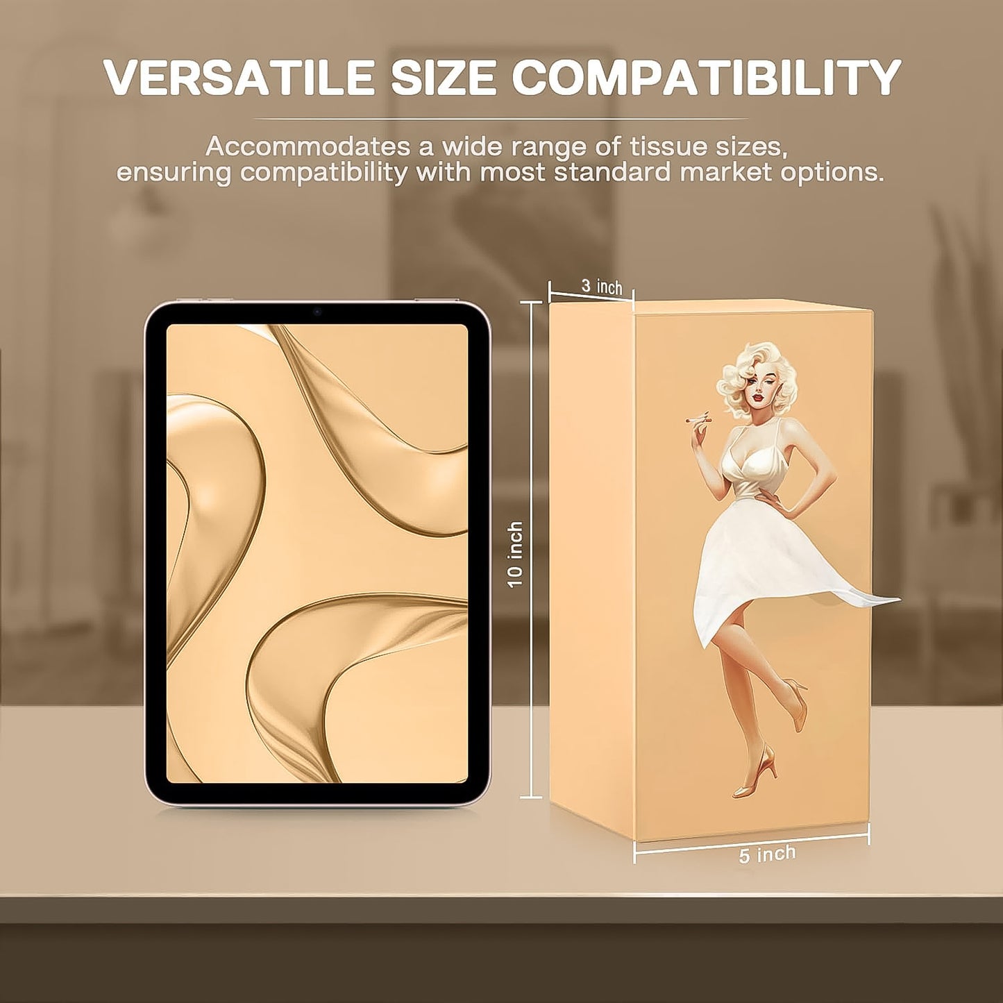 Plastic Creative Tissue Dispenser Box (1 Pc) - Happy Price - Image 4
