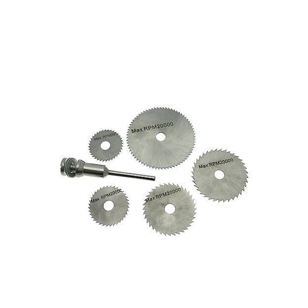 6pcs Metal Hss Circular Saw Blade Set Cutting Discs For Rotary Tool - Happy Price - Image 1