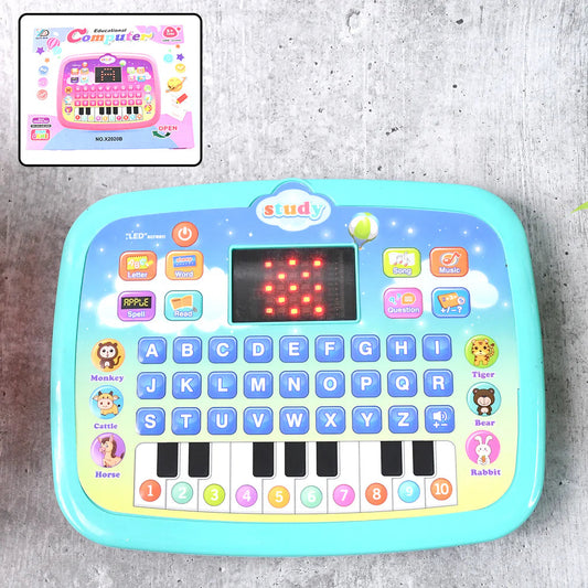 Learning Educational Computer Kids Piano Laptop With Led Screen  Music - Happy Price - Image 1