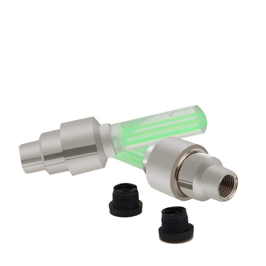 Led Flash Light Lamp Tyre Wheel Valve Sealing Caps - Happy Price - Image 1