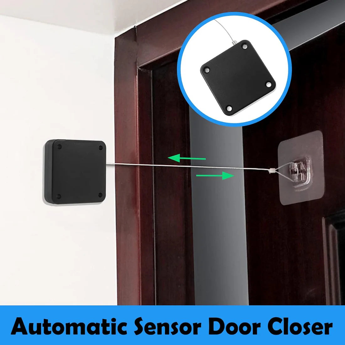 Punch-Free Automatic Door Closer with Sensor - Happy Price - Image 3