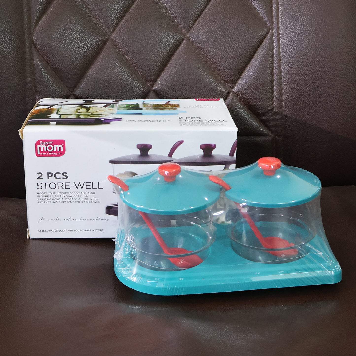 HappyPrice 2 Pcs Kitchen Spice Container Set with Tray and Spoons - Food Grade Plastic Organizer - Happy Price - Image 7