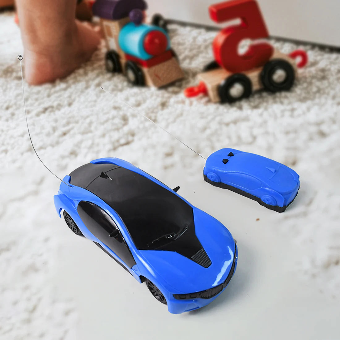 Remote Control Fast Modern Racing Car 3d Light With Go Forward And Backward - Happy Price - Image 6