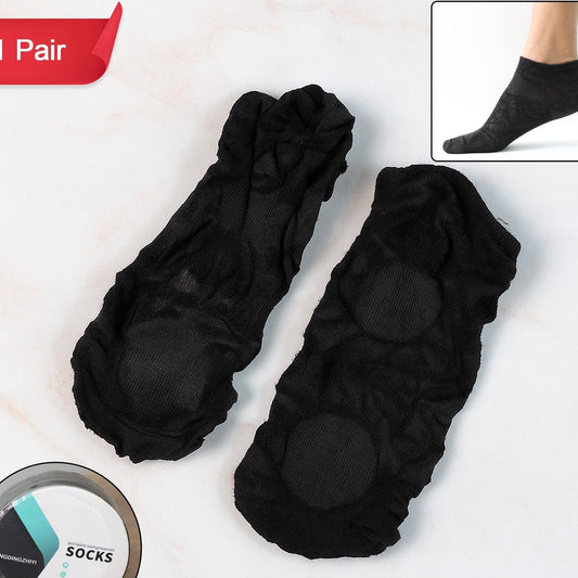 Invisible No-Show Liner Socks with Heel Grip - 1 Pair - Happy Price - Image 1