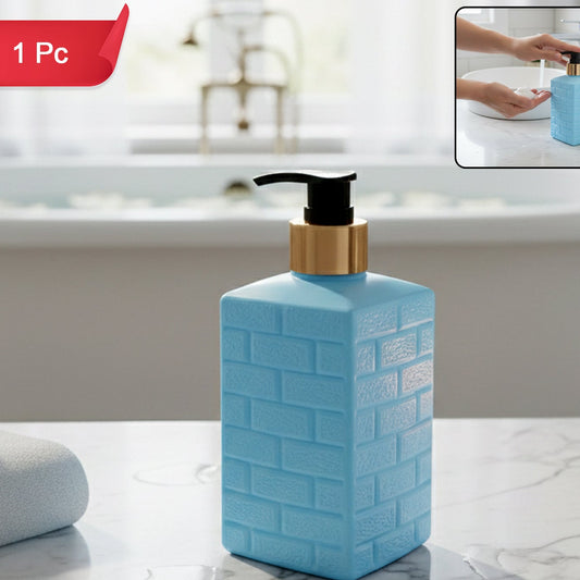 Plastic Soap Dispenser Pump Bottle - Refillable Liquid Holder (1 Pc) - Happy Price - Image 1