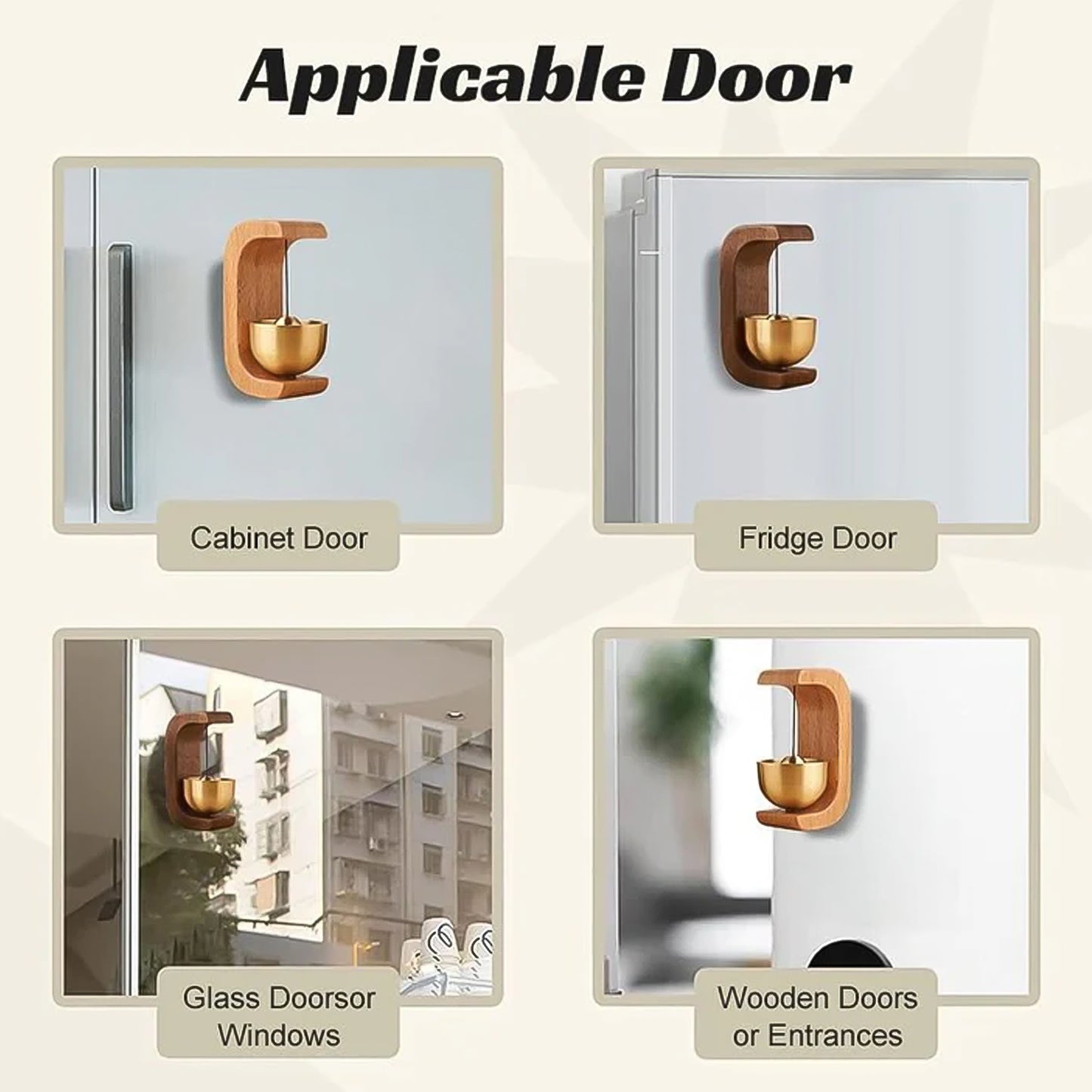 Desktop Zen Bell with Wooden Stand - Japanese Style Meditation Chime - Happy Price - Image 3