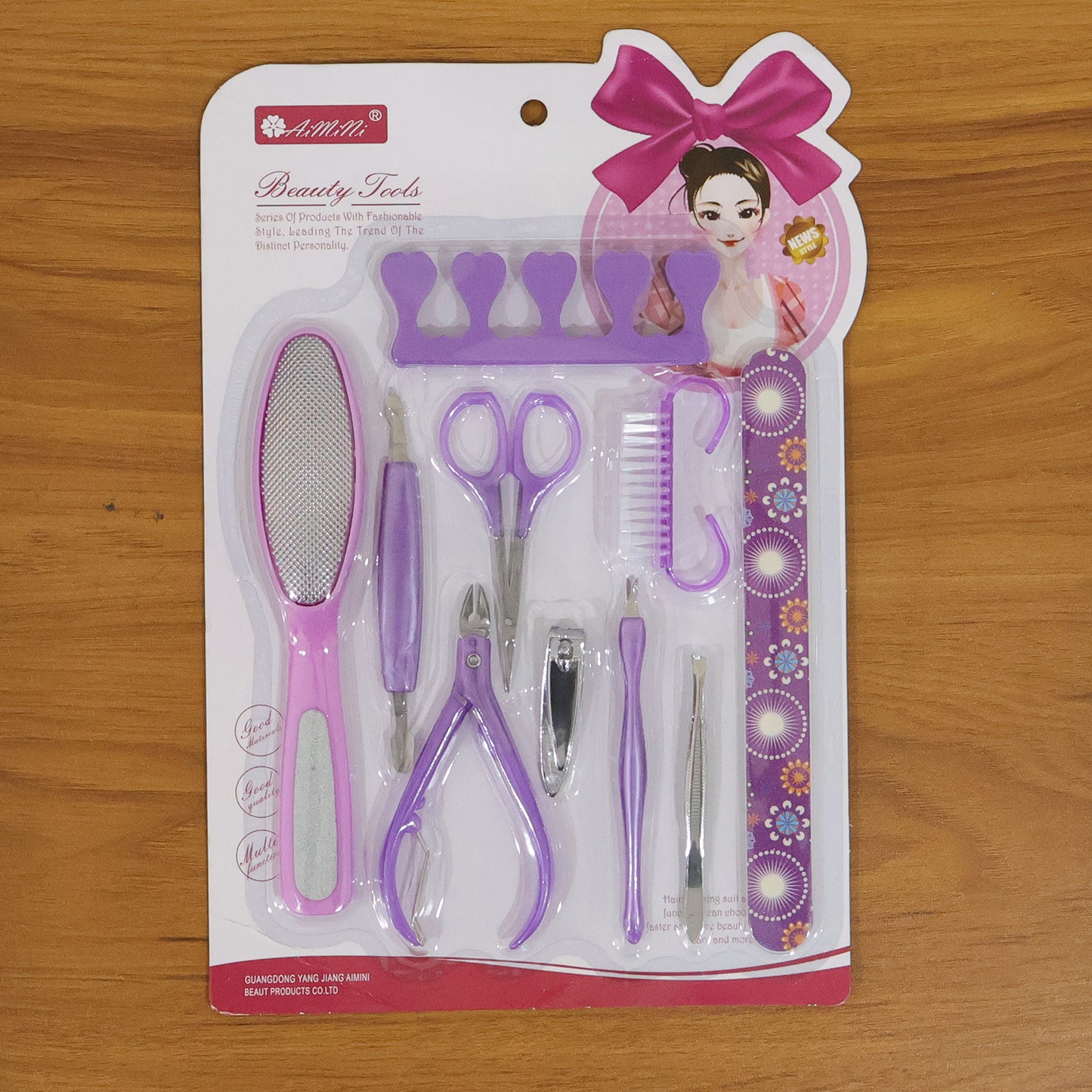 10 Pc Personal Grooming Manicure Pedicure Nail Care Tool Set - Happy Price - Image 7
