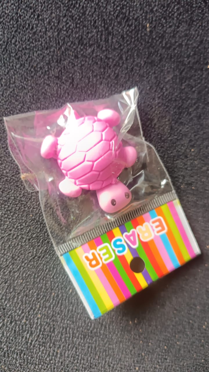 Cute Turtle Shaped Eraser For Kids (1 Pc) - Happy Price - Image 7