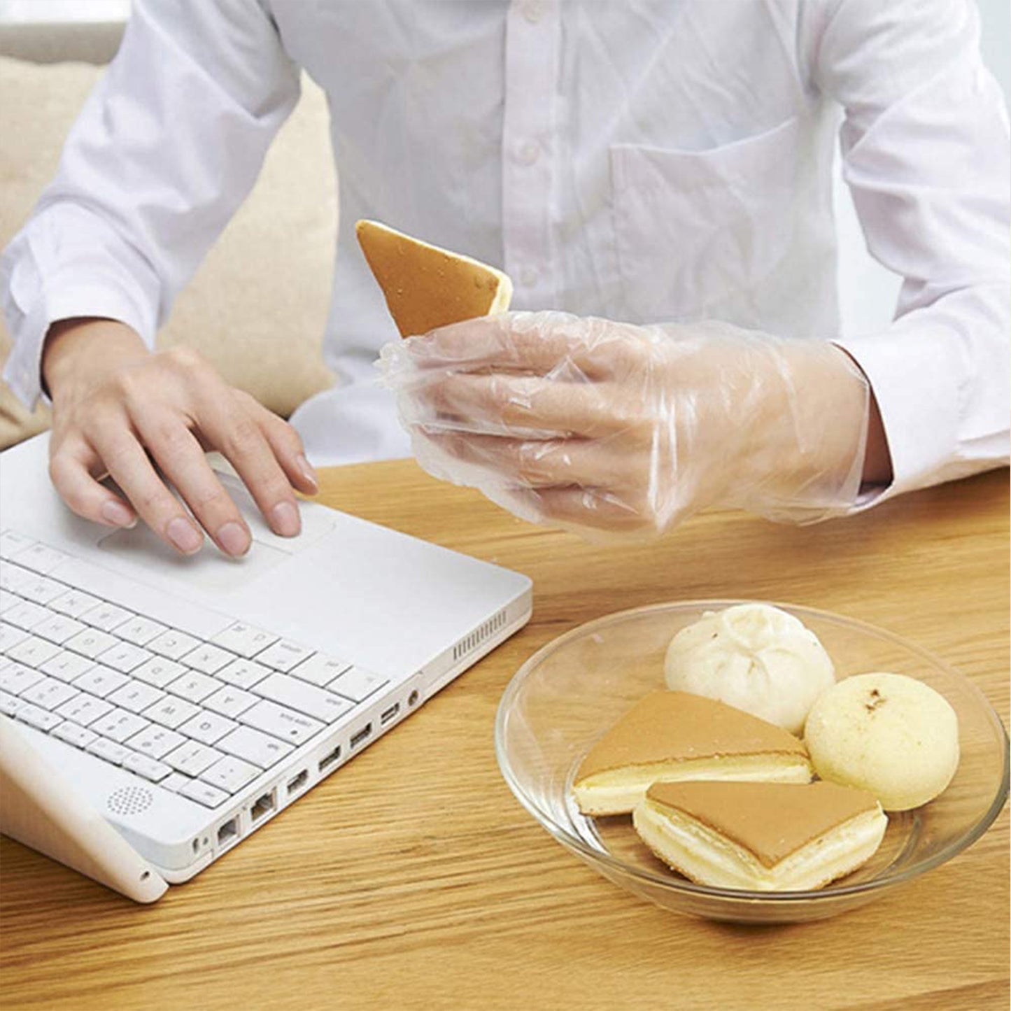 Eco-friendly Kitchen Hand Gloves Disposal Hand Gloves Free Size (100 Pc) - Happy Price - Image 6