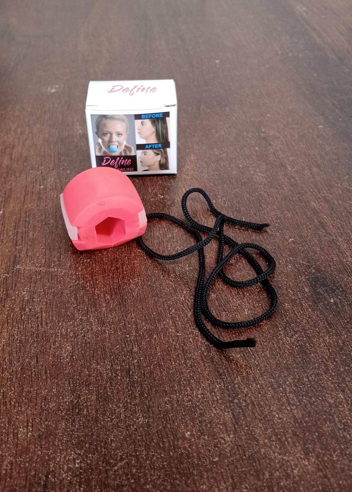 Pink Jawline Exerciser Tool For Men  Women - Happy Price - Image 2