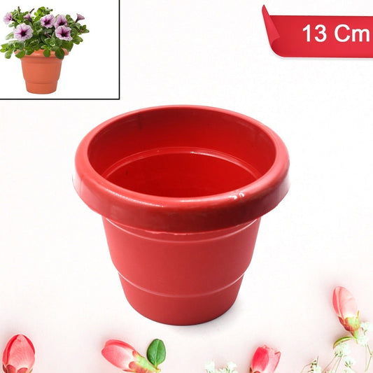0745 Plastic Heavy Duty Plant Container Potgamla For Indoor Home Decor  Outdoor Balcony Garden 13cm (Pack Of 1 Pc) - Happy Price - Image 1