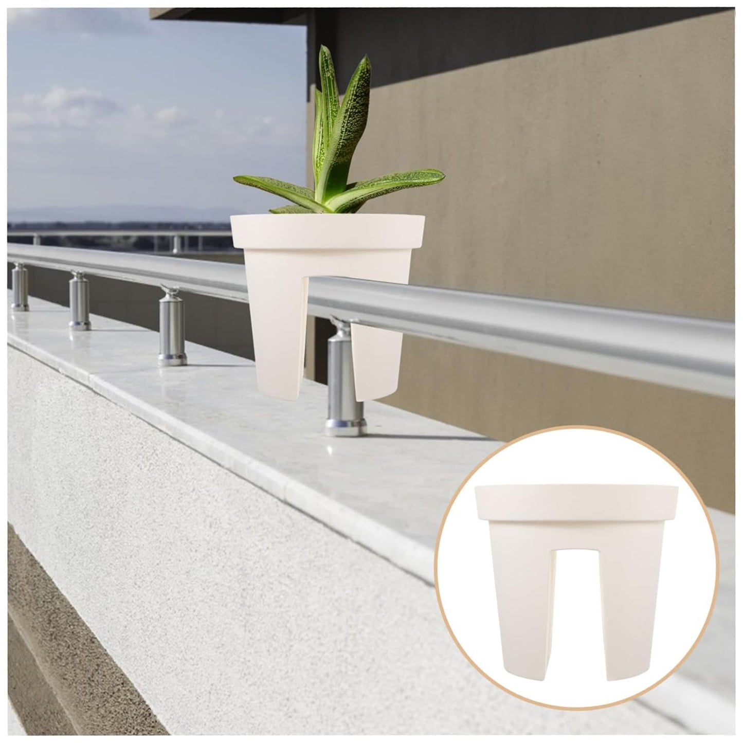 Riding Pot Bling Decor Creative Flowerpot Balcony Flower Pot Holder (1 Pc  Moq - 2 Pc) - Happy Price - Image 6
