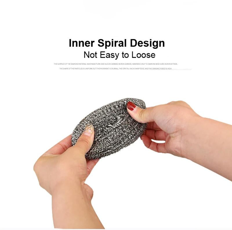 Round Shape Stainless Steel Ball Scrubber - Happy Price - Image 7