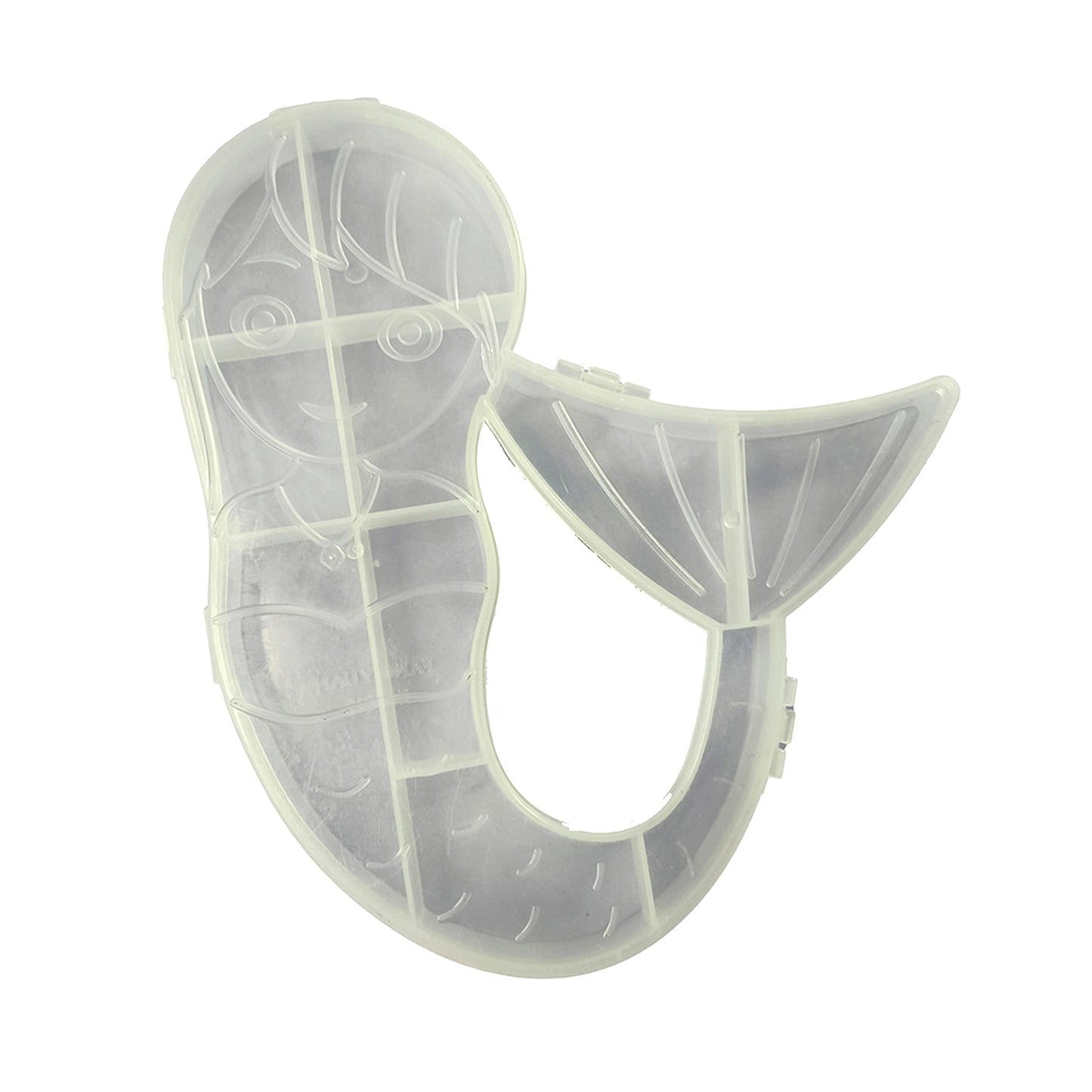 Mermaid Shape Plastic Storage Organizer Box (1 Pc) - Happy Price - Image 2