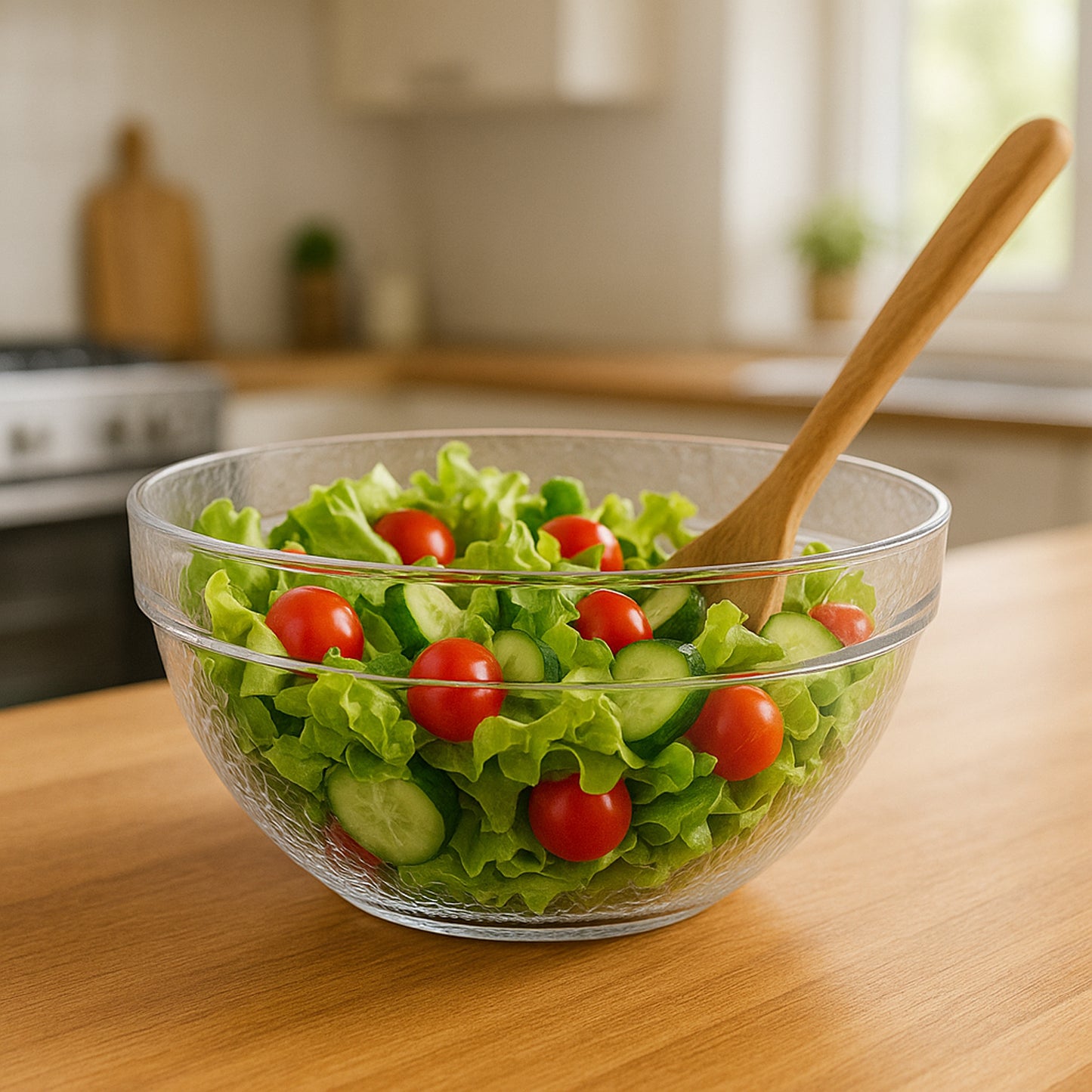 Transparent Textured Plastic Mixing Bowl for Idli Batter & Snacks (1 Pc) - Happy Price - Image 4