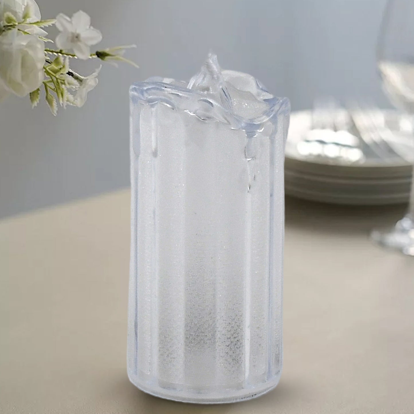 24 Pc LED Flickering Tea Lights - Smokeless Decorative Candles - Happy Price - Image 2