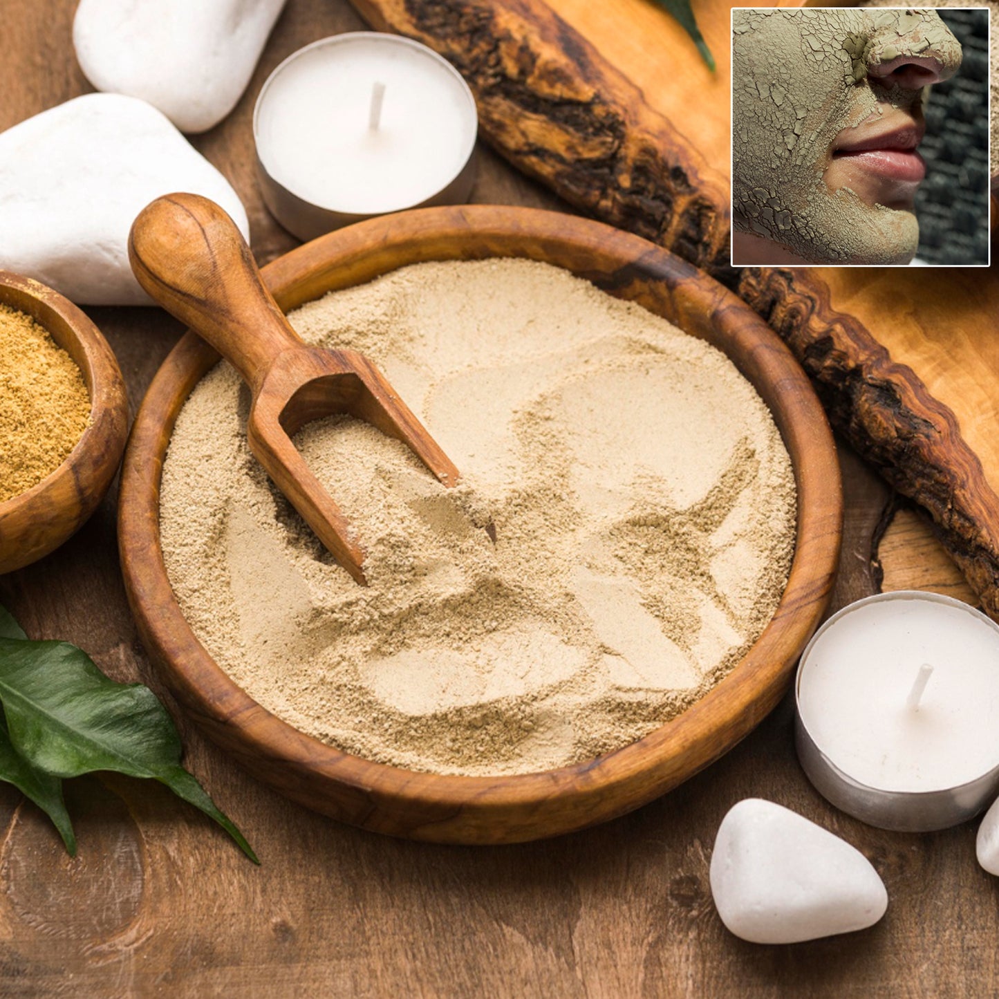 Natural Multani Mitti Powder for Face & Body - 10-12 Gm Single Pack - Happy Price - Image 2