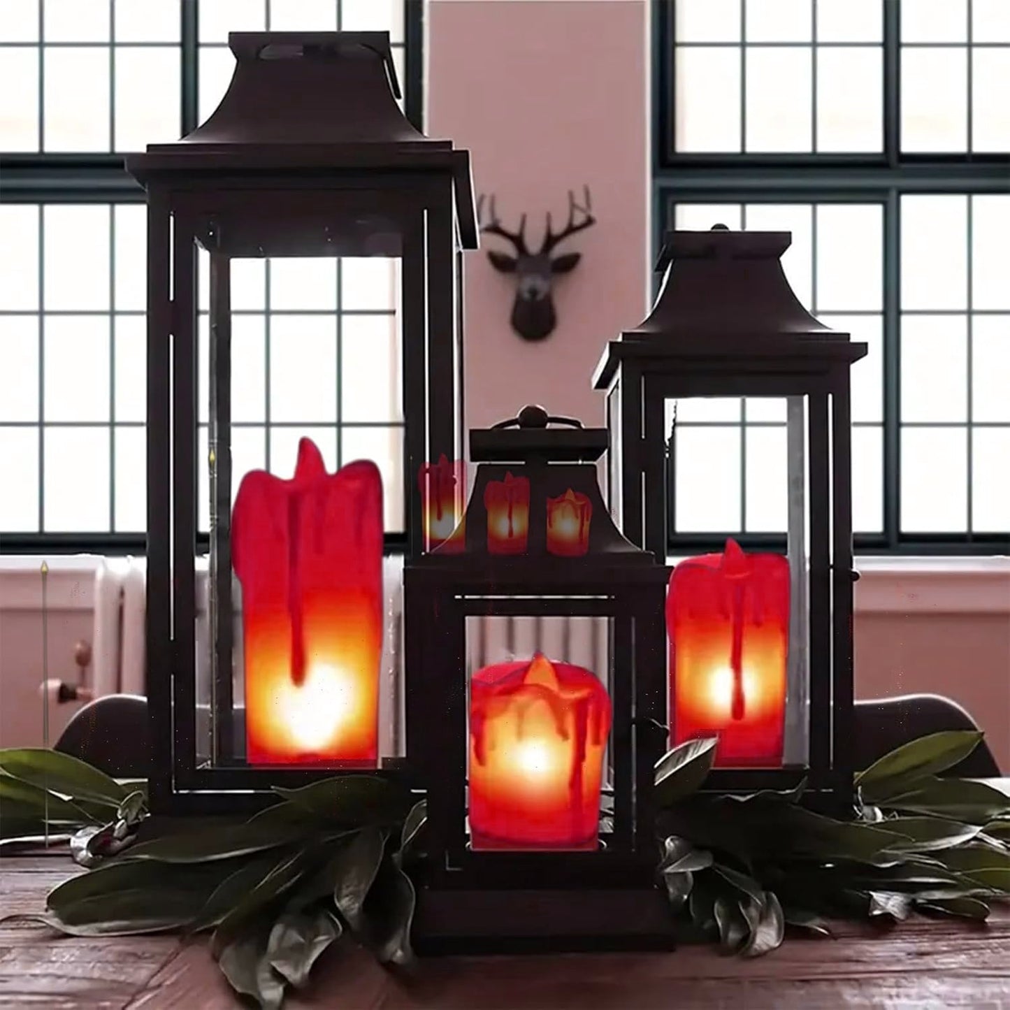 Flameless Melted Design Candles For Decoration (1 Pc) - Happy Price - Image 3