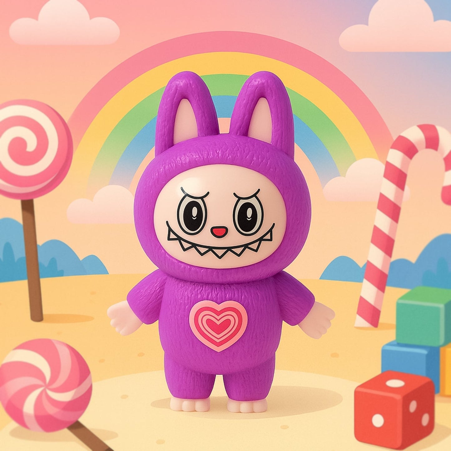 Face Changing Cartoon Character Keychain with Key Holder (1 Pc) - Happy Price - Image 5