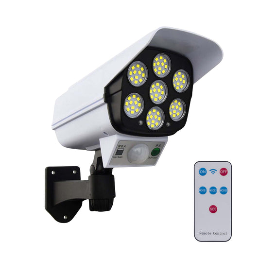 Solar Security Dummy Camera Wall Light with Motion Sensor - 1 Pc - Happy Price - Image 1