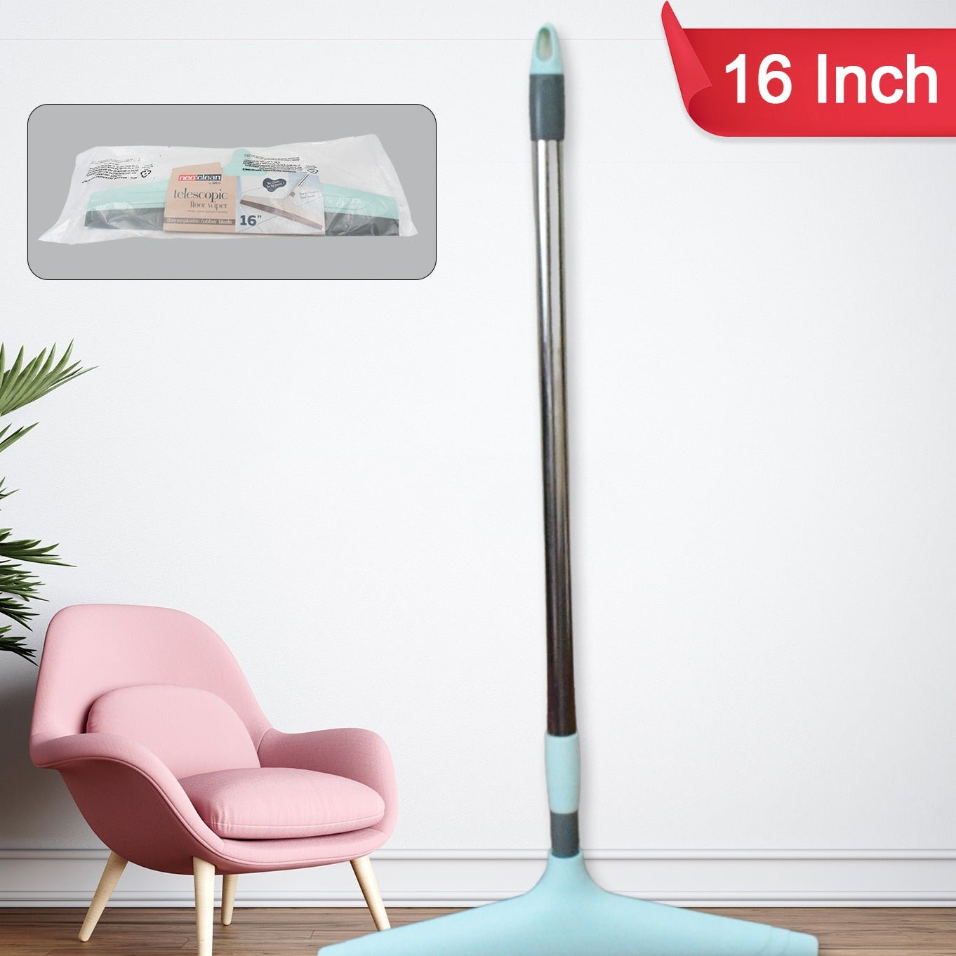 Ganesh Telescopic Floor Wiper 16 Inch (40 Cm) - Happy Price - Image 1