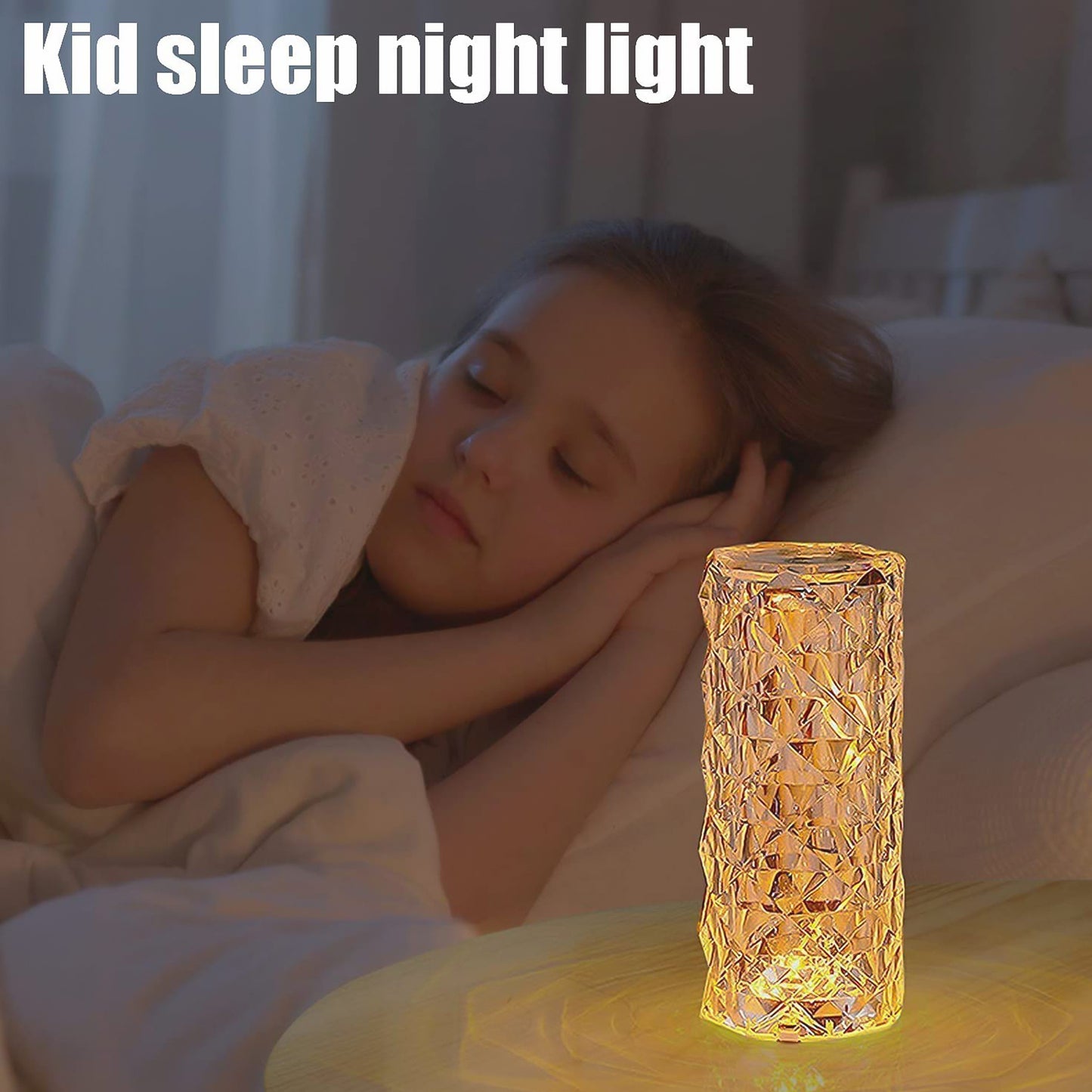 Diamond Table Lamp  Candles For Home Decoration Crystal Candle Lights - Happy Price - Image 4