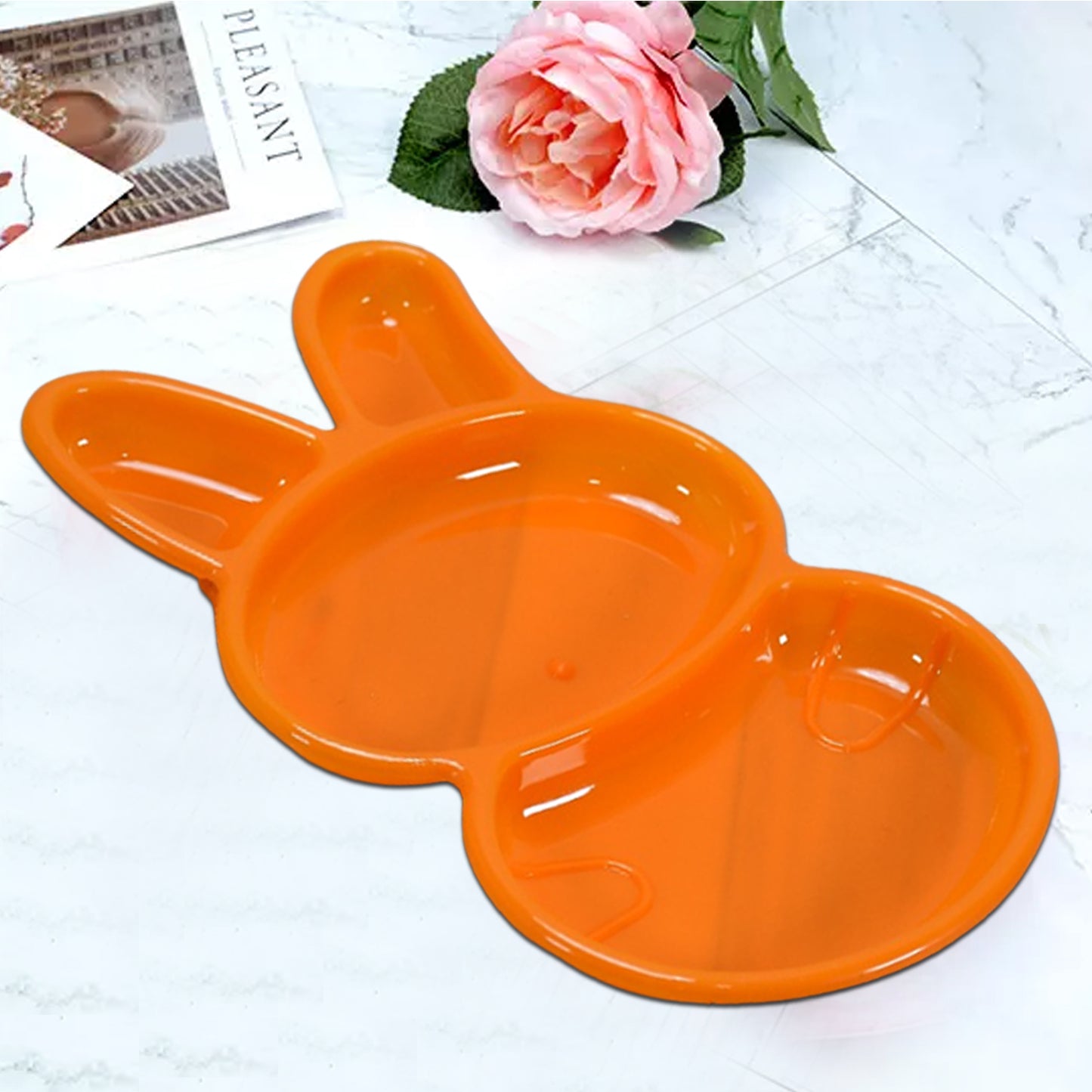 Rabbit Shape Dish 6 Pcs For Kids (Multicolor) - Happy Price - Image 7
