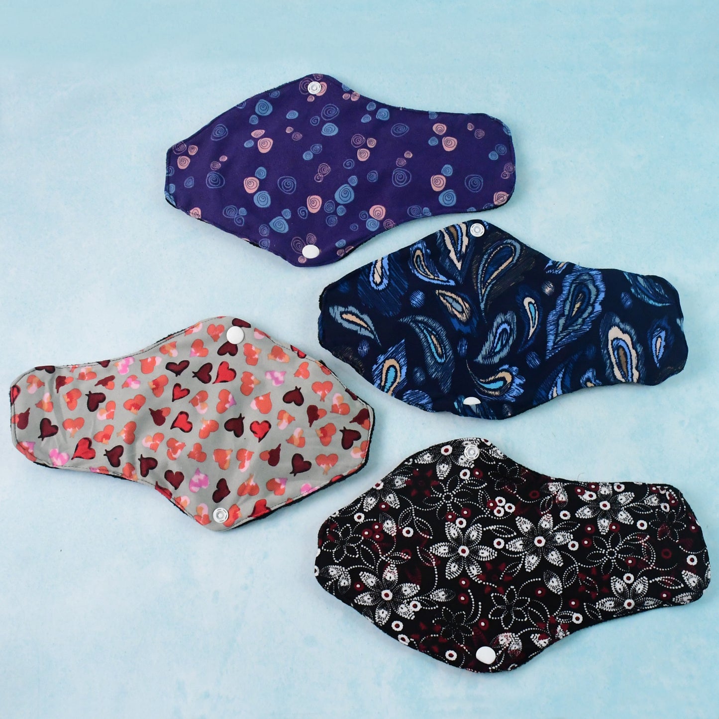 Reusable Cloth Sanitary Pads - 4 Pc Set for Women - Happy Price - Image 5