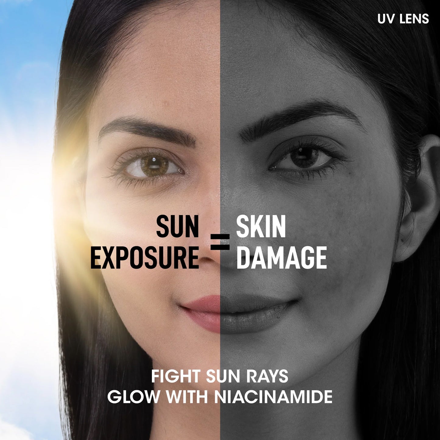 SPF 50 PA+++ Niacinamide Sunscreen 50 ML - Broad Spectrum UVA/UVB Protection - Happy Price - Image 5