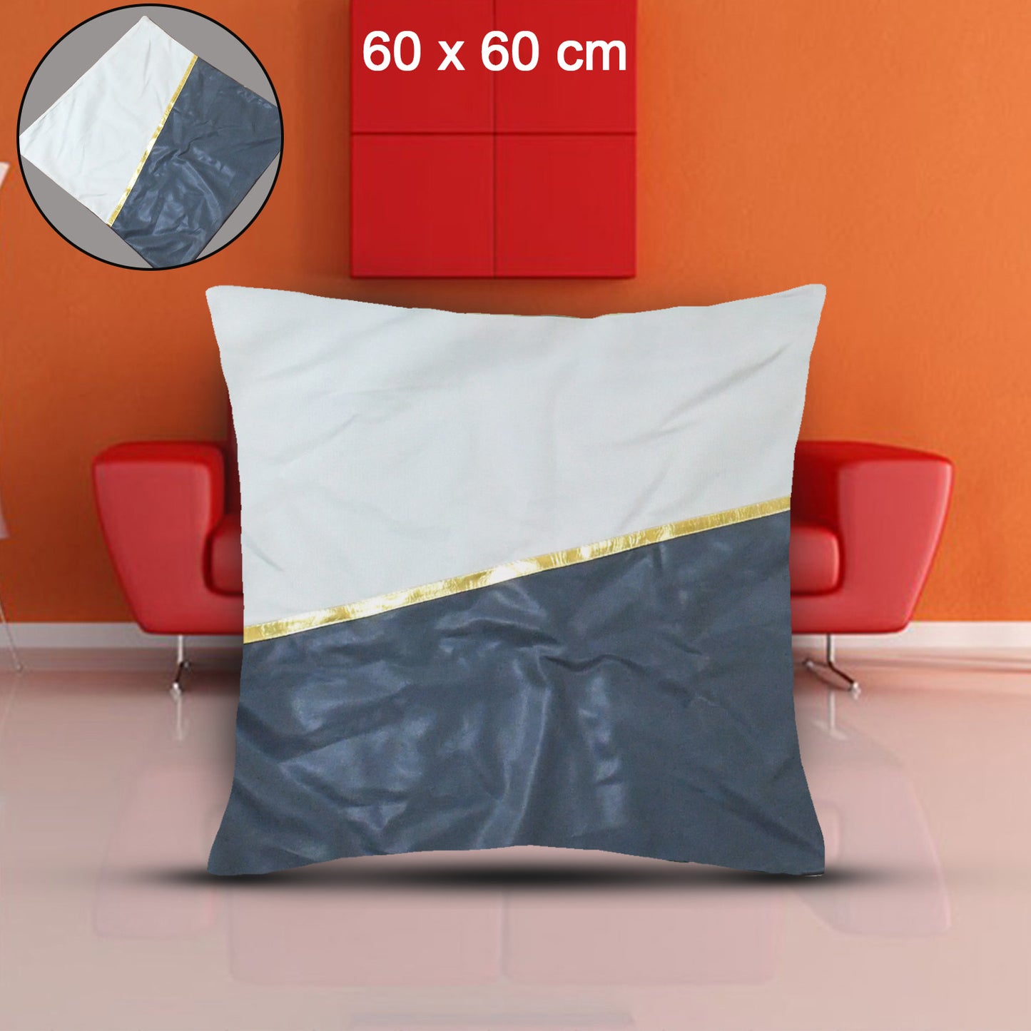 Pillow Covers Couch Pillows Cover Soft Pillow Covers (1 Pc  60  60 Cm) - Happy Price - Image 2