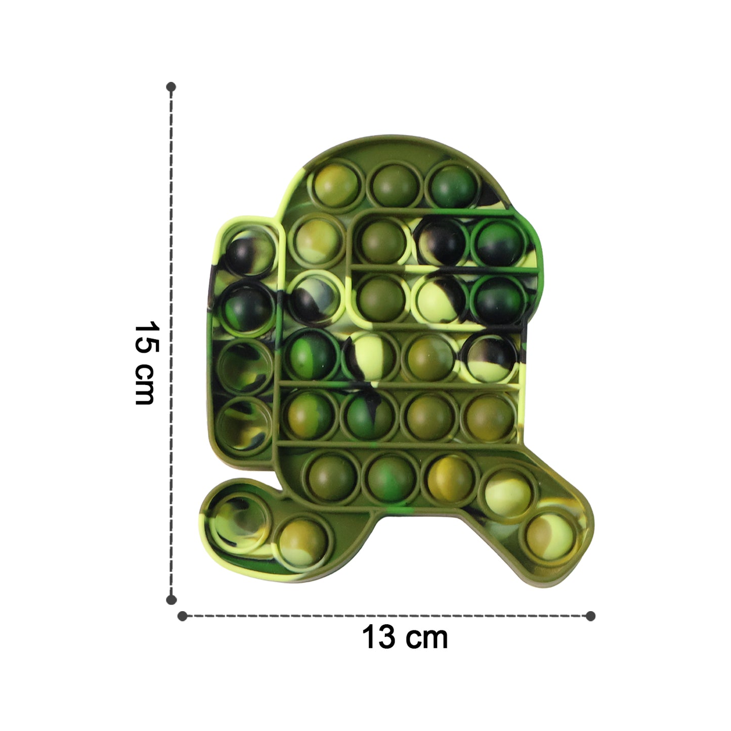 Silicone Pop It Fidget Toy - Fun Sensory Game for Stress Relief (1 Pc) - Happy Price - Image 6