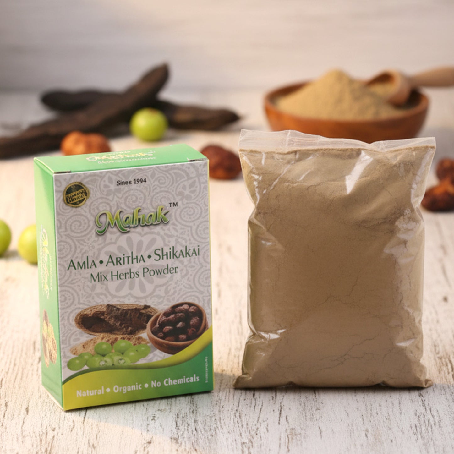 Herbal Hair and Skin Care Powder Mix - 80 Gm - Happy Price - Image 6