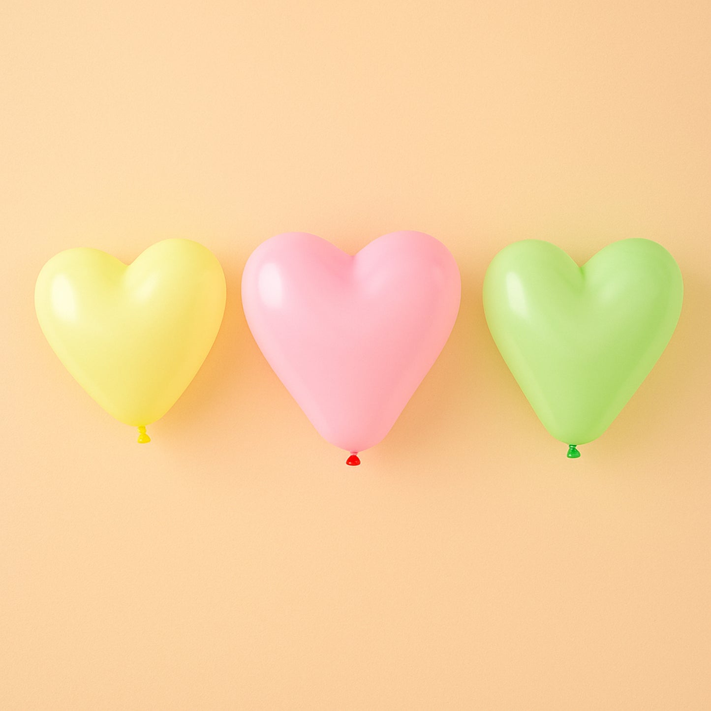 Heart Shaped Latex Balloon (1 Pc) - Assorted Colors for Party Decor - Happy Price - Image 3