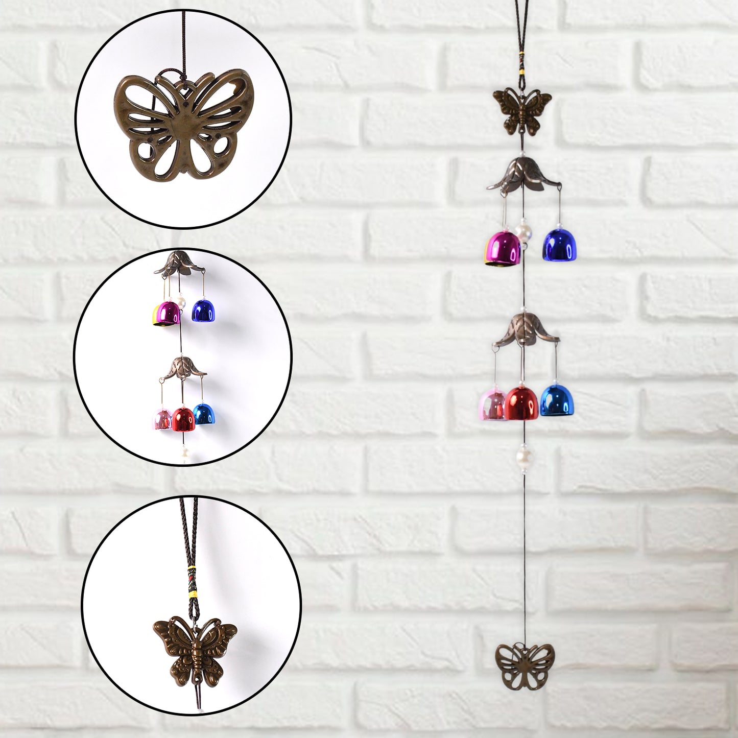 Decorative Wind Chimes Outdoor Hanging Dragonfly Wind Chime (1 Pc) - Happy Price - Image 3