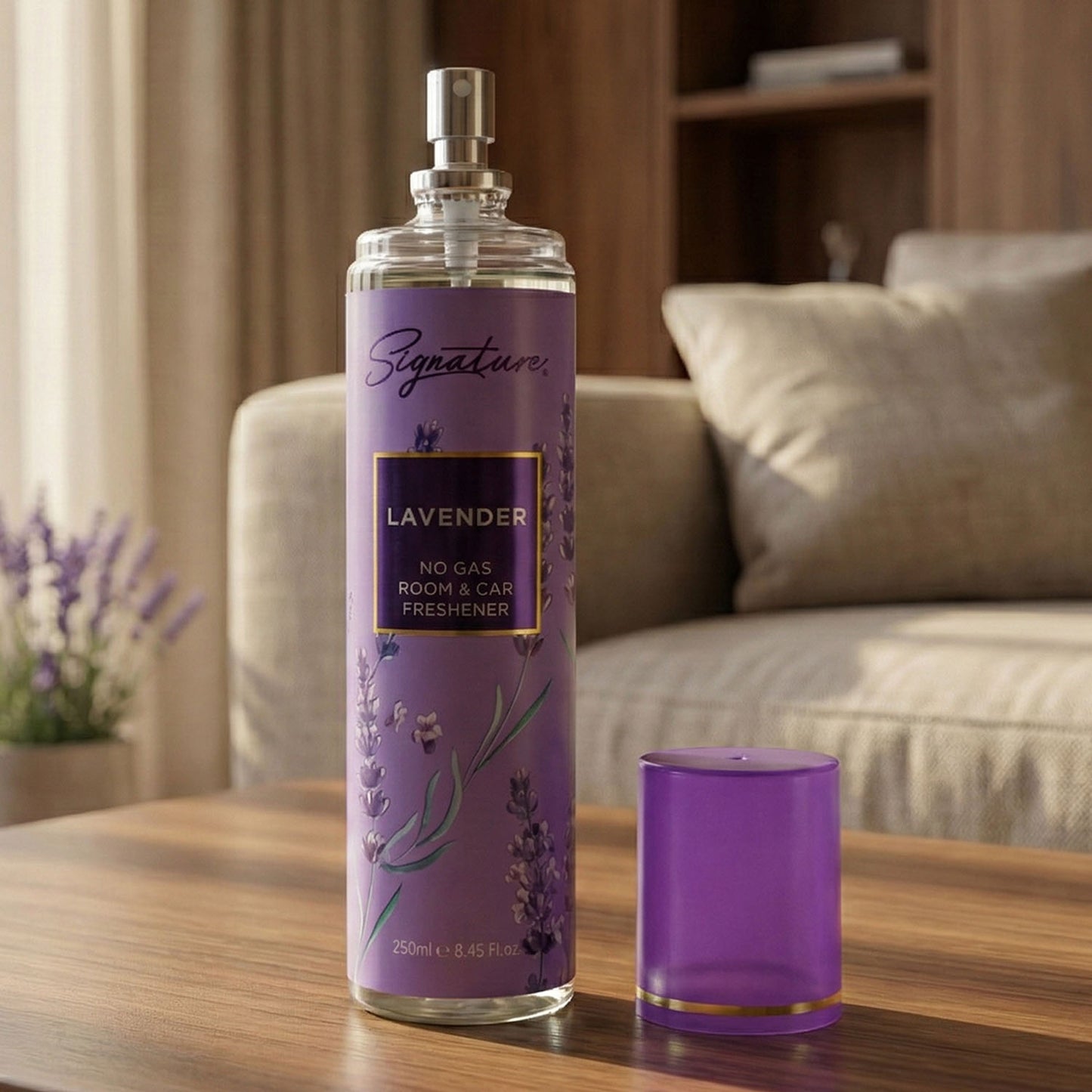 Lavender No Gas Room & Car Air Freshener Spray - 250ml - Happy Price - Image 3