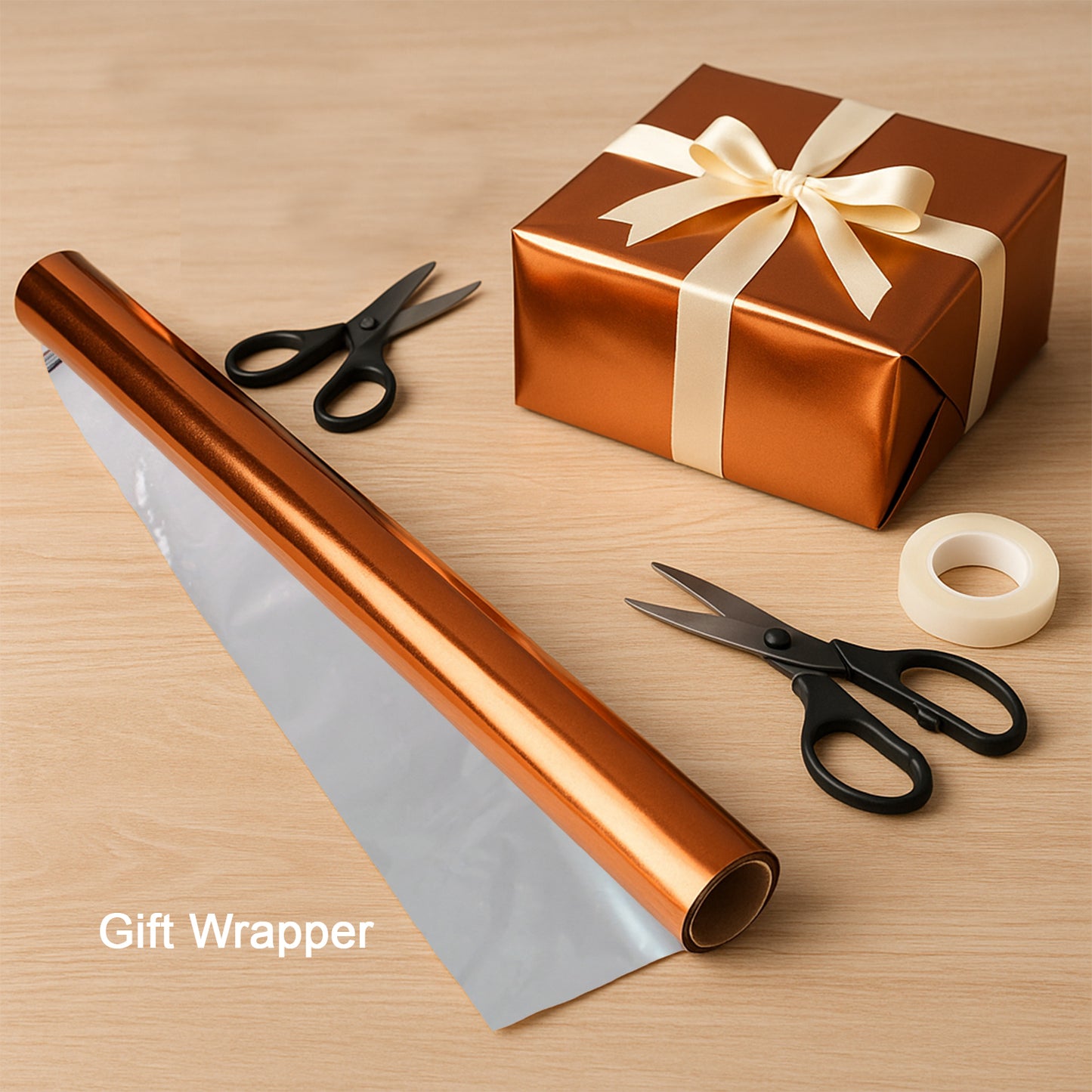 Premium Metallic Gift Wrapping Paper Sheets  45 Sheets Approx (70 X 50 Cm  Mix Color) - Happy Price - Image 4
