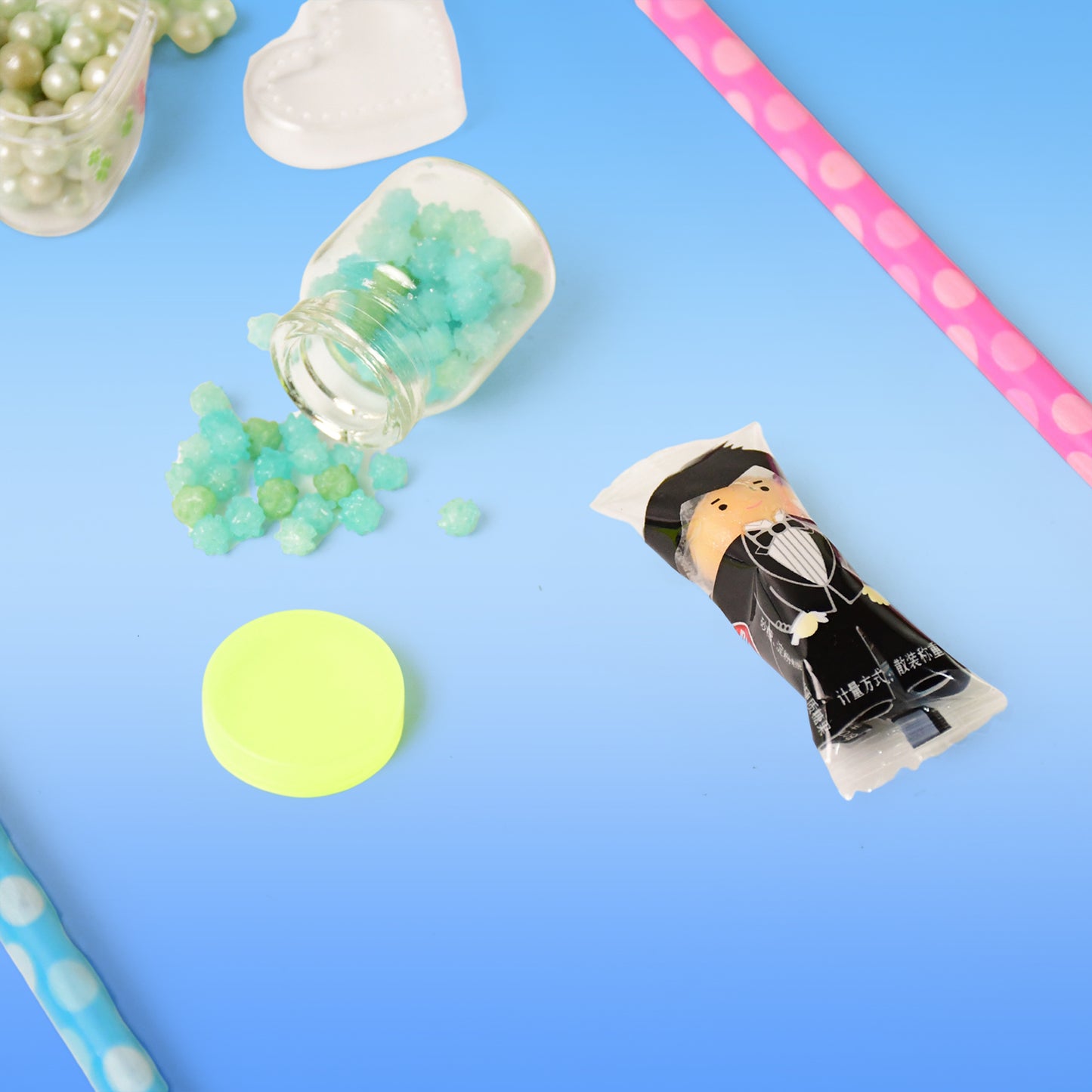 Fun Candy Design Pencil Set With Accessories Set (1 Set ) - Happy Price - Image 6