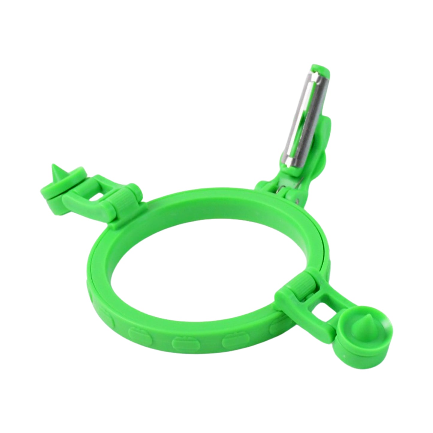 Adjustable Fruit & Vegetable Peeler with Holder Ring - Easy Kitchen Tool - Happy Price - Image 2