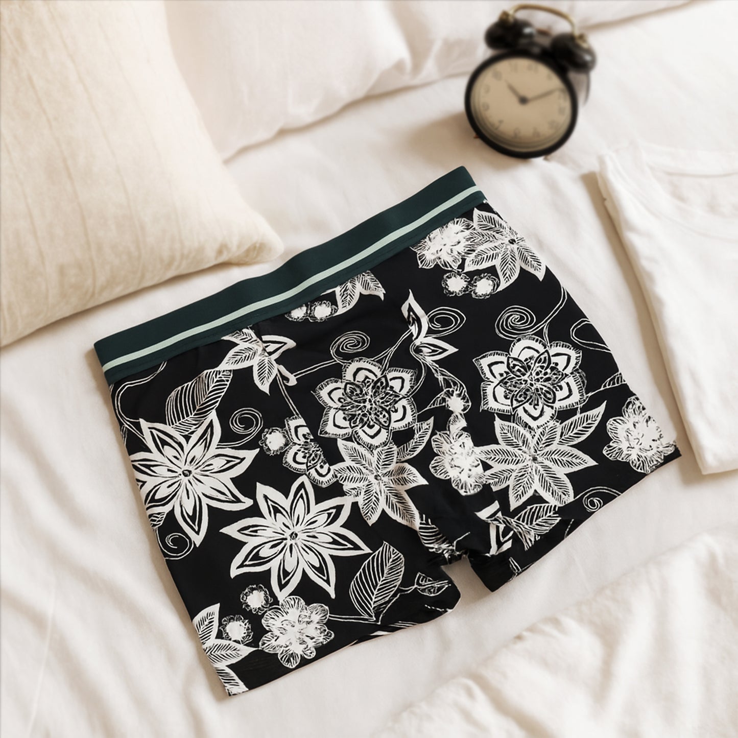 Men's Cotton-Rich Boxer Shorts - Medium Size (1 Pc) - Happy Price - Image 6