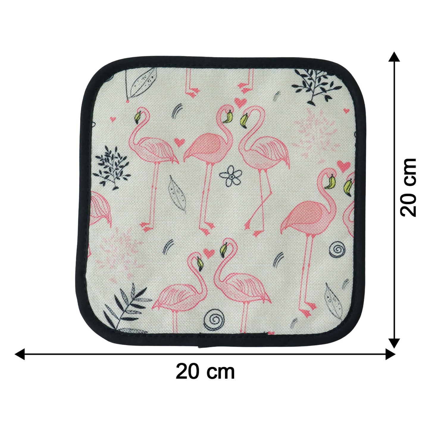 Printed Kitchen Pot Holder Mat 20x20 Cm - Heat Resistant Surface Protector - Happy Price - Image 5