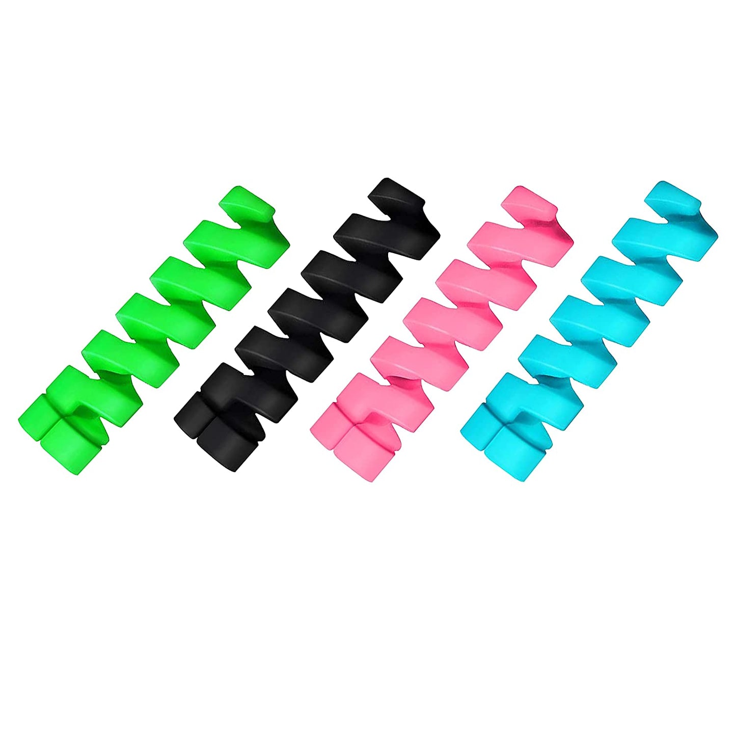 Spiral Charger Spring Cable Protector Data Cable Saver - Happy Price - Image 4