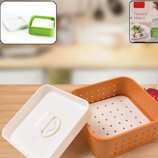 Square Shape Paneer Maker Paneer Mould Tofu Sprouts Mould Press Maker Plastic Paneer Making Mould Paneer Maker With Lid - Happy Price - Image 1
