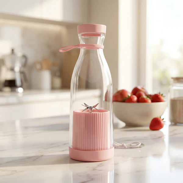Portable Wireless Blender Bottle - 400ml Mini Mixer for Smoothies & Juices - Happy Price - Image 1