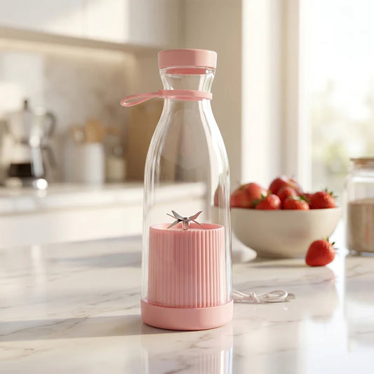 Portable Wireless Blender Bottle - 400ml Mini Mixer for Smoothies & Juices - Happy Price - Image 1
