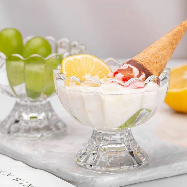 Serving Dessert Bowl Ice Cream Salad Fruit Bowl - 6pcs Serving Dessert Bowl Ice Cream Salad Fruit Bowl - 6pcs ( Brown Box)