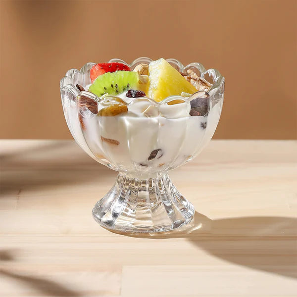 Serving Dessert Bowl Ice Cream Salad Fruit Bowl - 6pcs Serving Dessert Bowl Ice Cream Salad Fruit Bowl - 6pcs ( Brown Box)