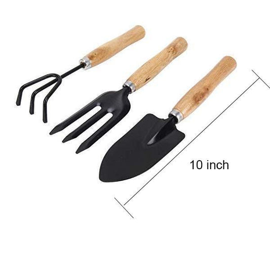 Gardening Tools - Hand Cultivator Small Trowel Garden Fork (Set Of 3) - Happy Price - Image 1