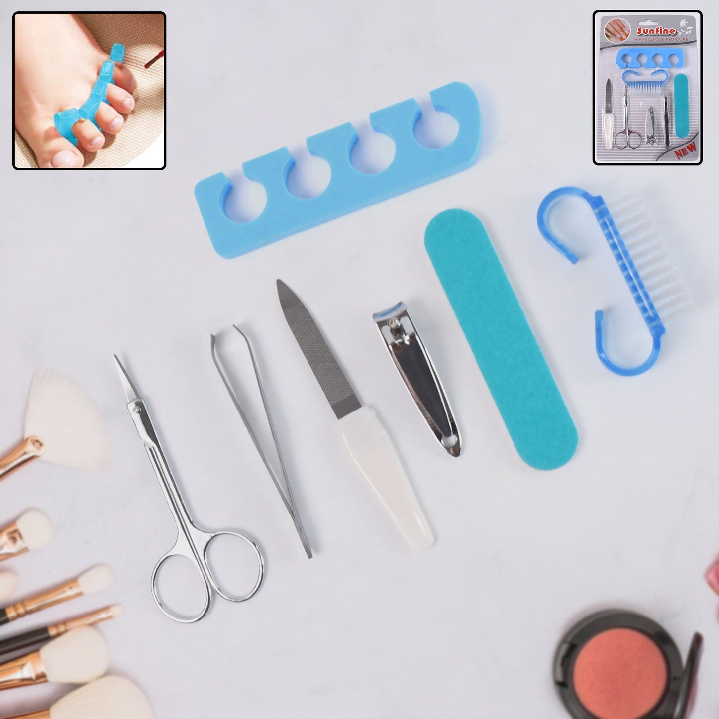 7 In 1 Manicure Set Tool Kit (7 Pcs Set) - Happy Price - Image 2
