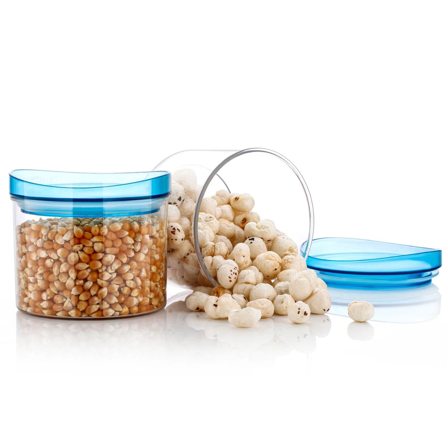 Air Tight Unbreakable Kitchen Jar Set Food Storage Containers For Dry Fruits Spices Snacks Pulses - Happy Price - Image 3