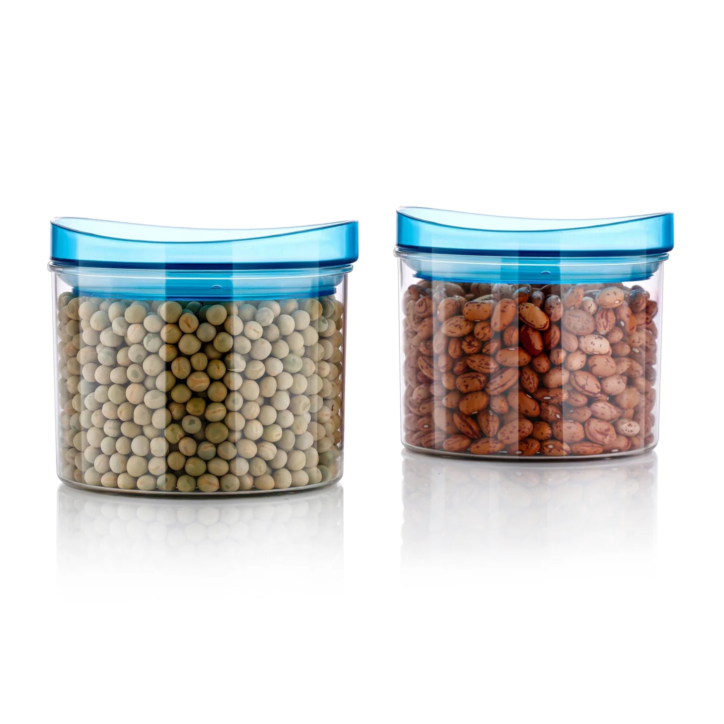 Air Tight Unbreakable Kitchen Jar Set Food Storage Containers For Dry Fruits Spices Snacks Pulses - Happy Price - Image 4